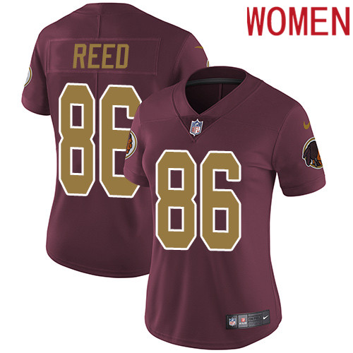 2019 Women Washington Redskins #86 Reed red Nike Vapor Untouchable Limited NFL Jersey style 2